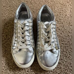 Tory Burch Sport Silver Shoes